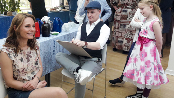 Fest-tegner live karikatur